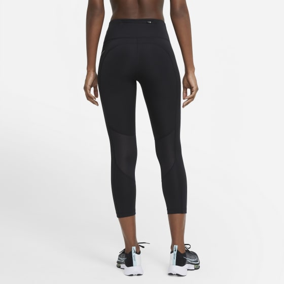Nike Dri-FIT Fast Mid-Rise Crop Dame