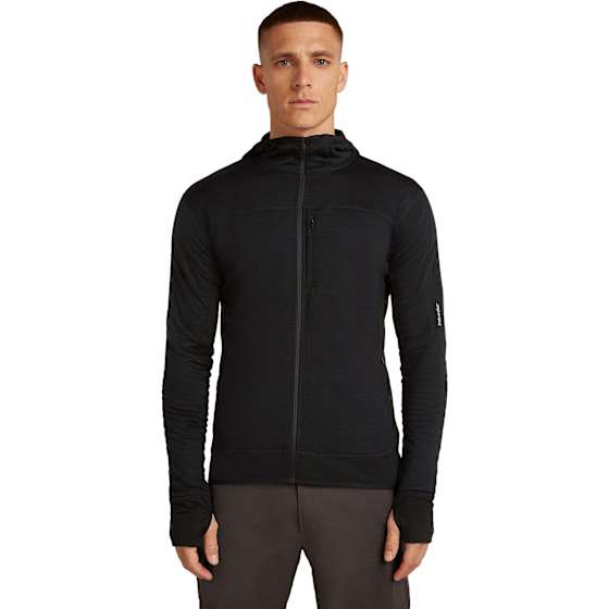 Icebreaker Merino Blend 300 RealFleece Descender LS Zip Hoodie Herre