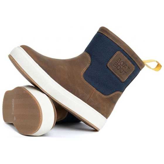 Boatboot Lowcut Canvas Leather Herre