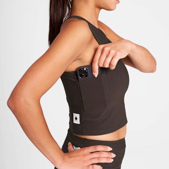 Saysky Combat Rib Crop Top Dame