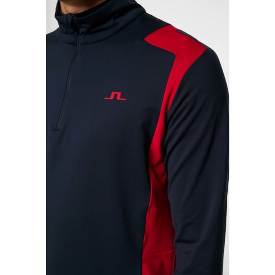 J.Lindeberg Lukas Quarter Zip Mid Layer Herre