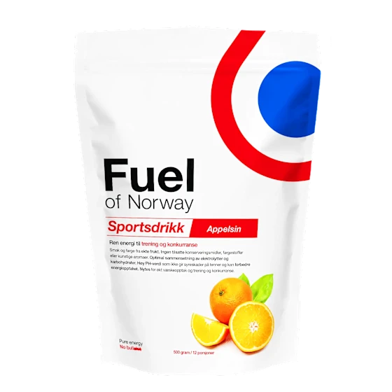 Fuel of Norway Sportsdrikke 0.5kg appelsin