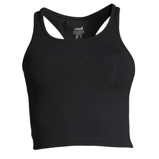 Casall Crop Rib Racerback Dame