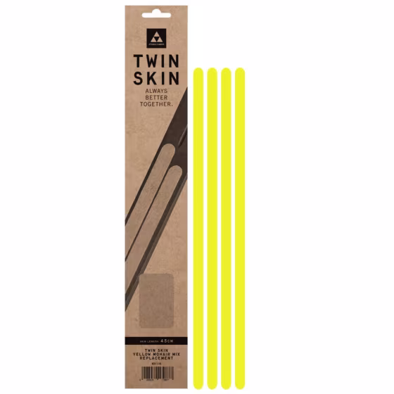 Fischer Fischer Twin Skin Yellow Mohair Mix Skifeller