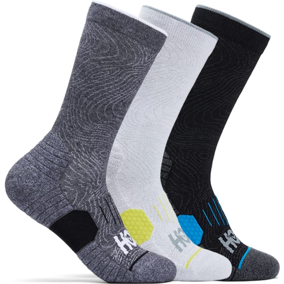 Hoka Crew Run Sock 3-Pack