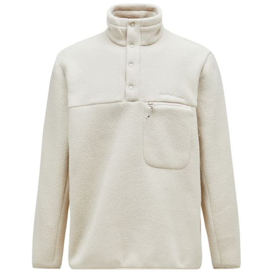 Peak Performance Fleece Snap T-Neck Herre