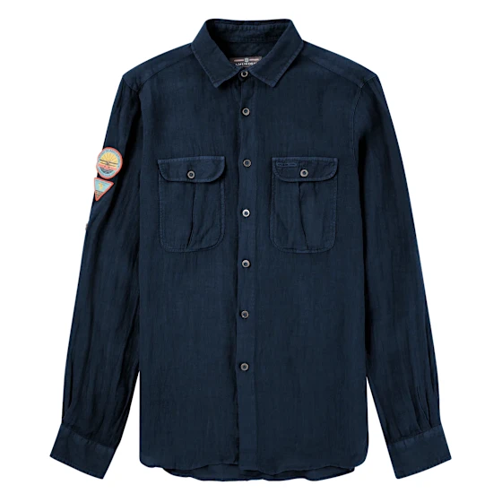 Amundsen Sports Safari Linen Shirt Herre