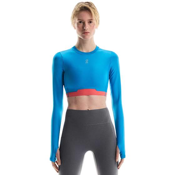 On Train Long Sleeve Crop Dame