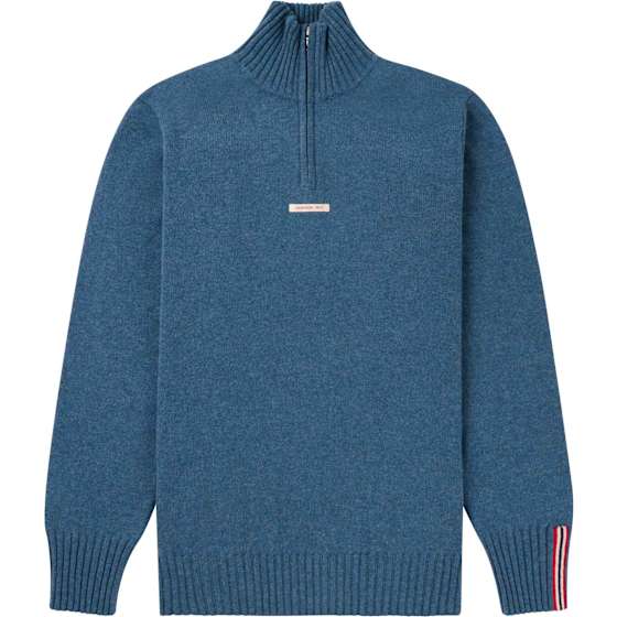 Amundsen Sports Deck Half Zip Dyed Herre