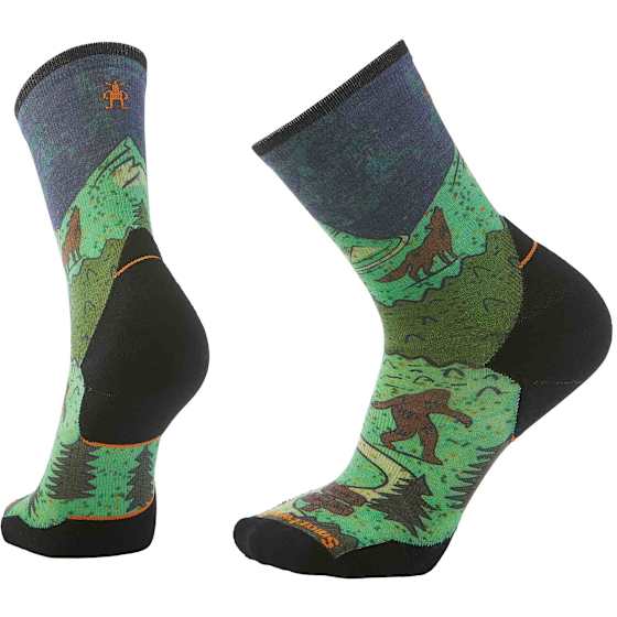 Smartwool Trail Run Targeted Cushion Neature Print Crew Socks