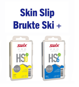 Skin Slip Brukte Ski + Metting m/avtagning og Prepp HS
