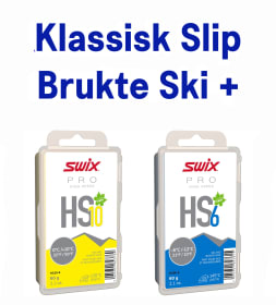 Klassisk Slip Brukte Ski + Metting m/avtagning og Prepp HS 