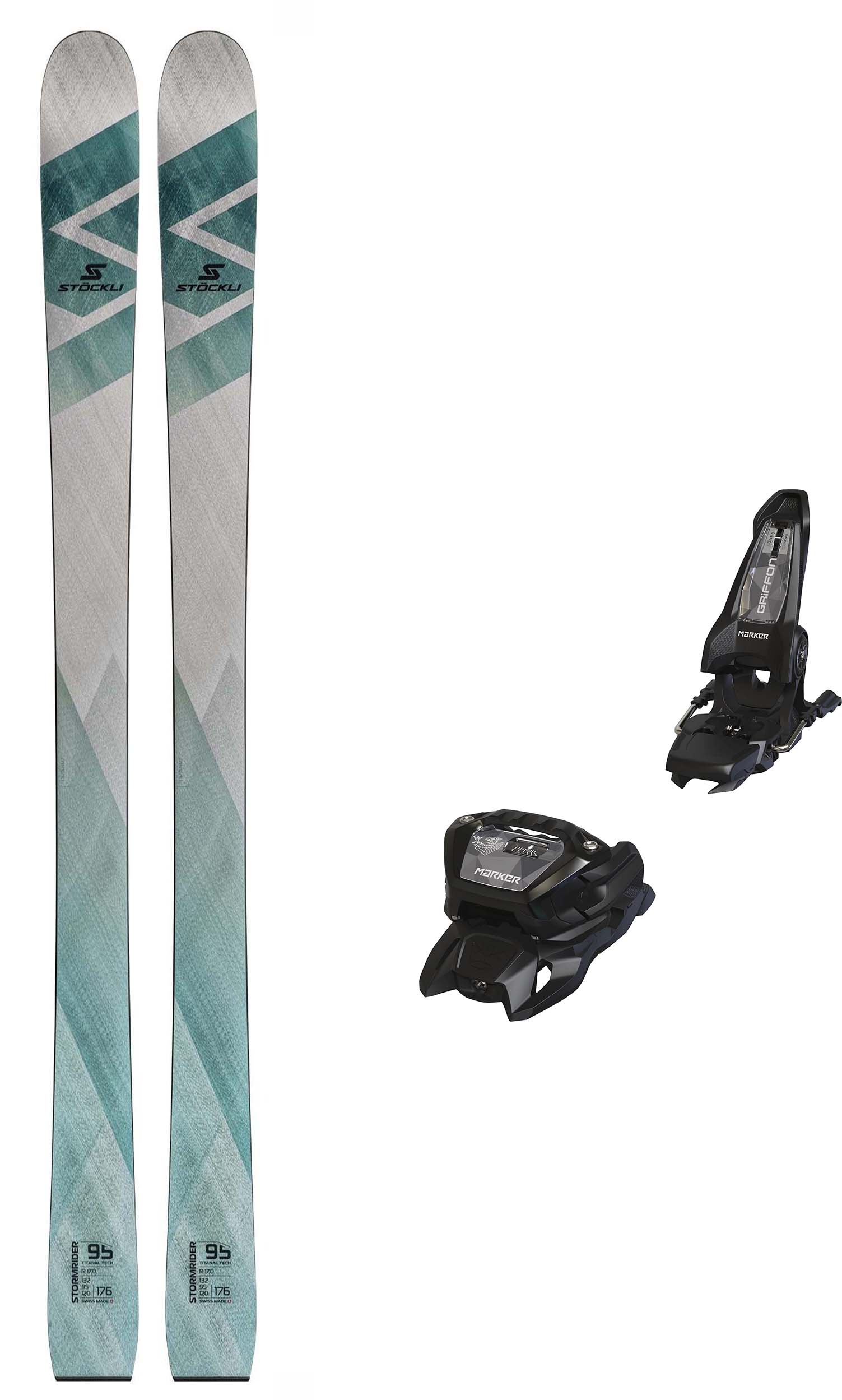 Stöckli Stormrider 95 med Marker Griffon 13 Unisex