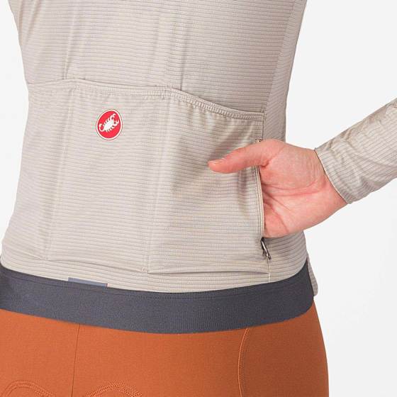 Castelli Espresso Long Sleeve Jersey Dame