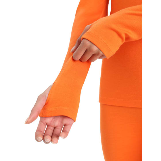 Icebreaker 300 MerinoFine LS Roll Neck Thermal Top Dame