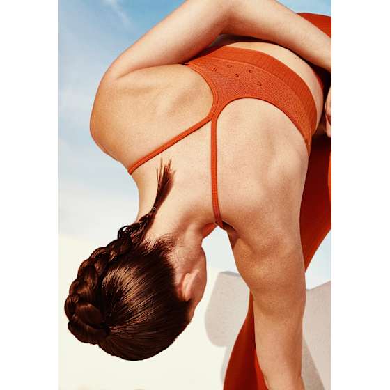 Casall Seamless Graphical Rib Sports Top Dame