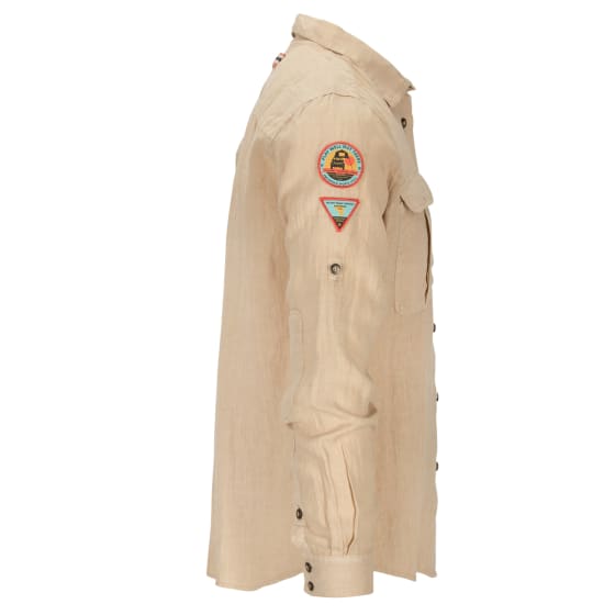 Amundsen Sports Safari Linen Shirt Garment Dyed Herre