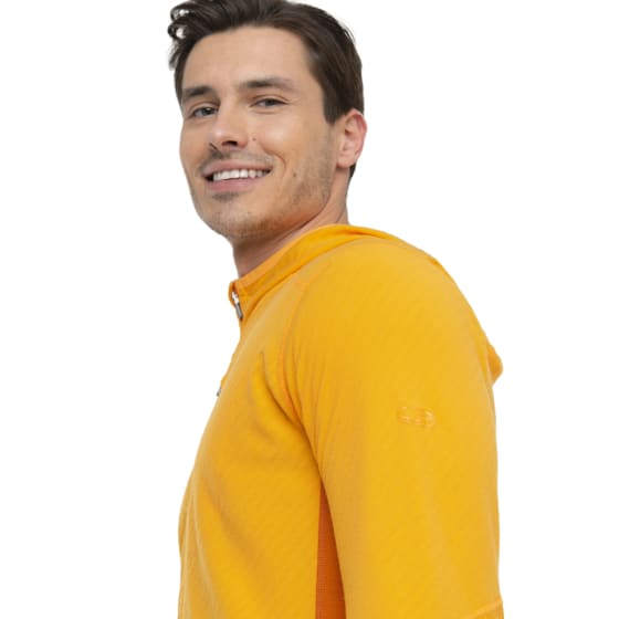 Icebreaker RealFleece Merino Descender LS Zip Hood Herre
