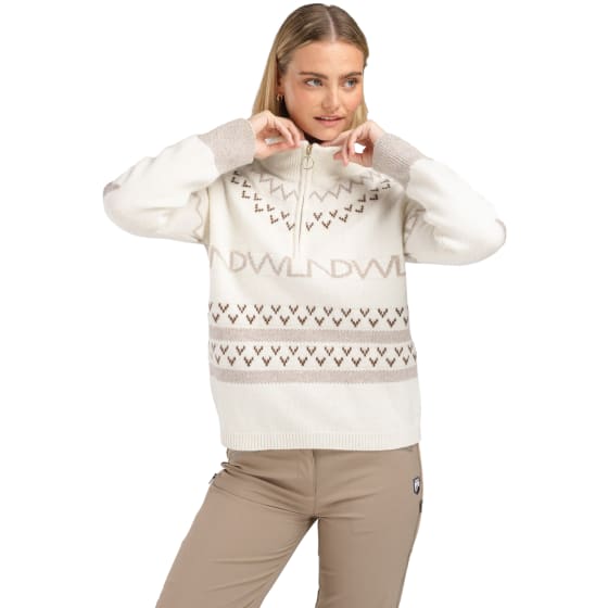 WoolLand Veslepiggen Jacquard Strikkegenser Dame