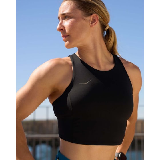 Hoka Elaro Crop Bra Dame