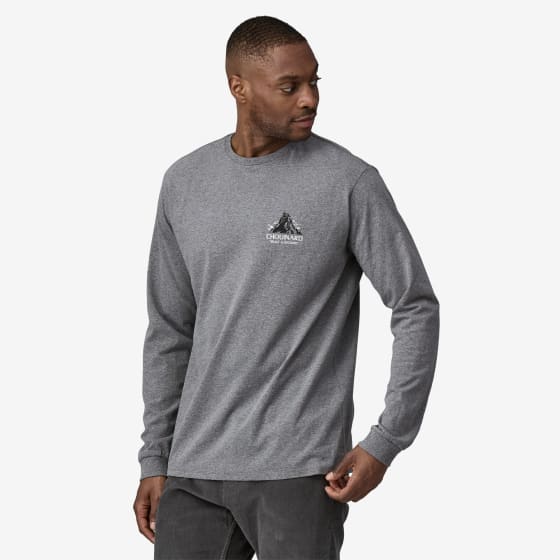 Patagonia L/S Chouinard Crest Responsibili-Tee Herre