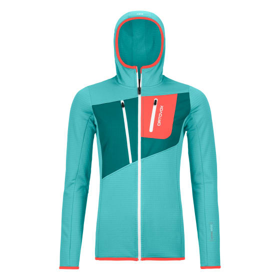 Ortovox Fleece Grid Hoody Dame