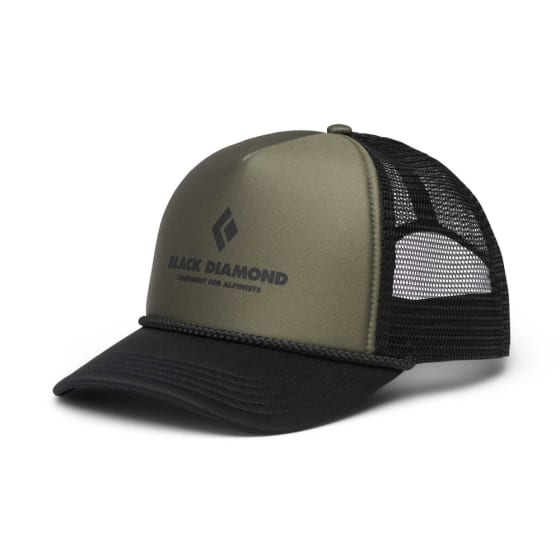 Black Diamond Flat  Bill Trucker Hat