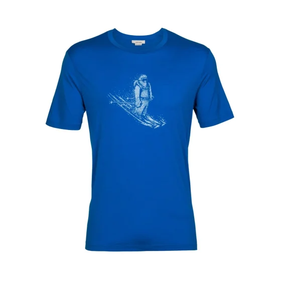 Icebreaker Tech Lite II SS Tee Skiing Yeti Herre