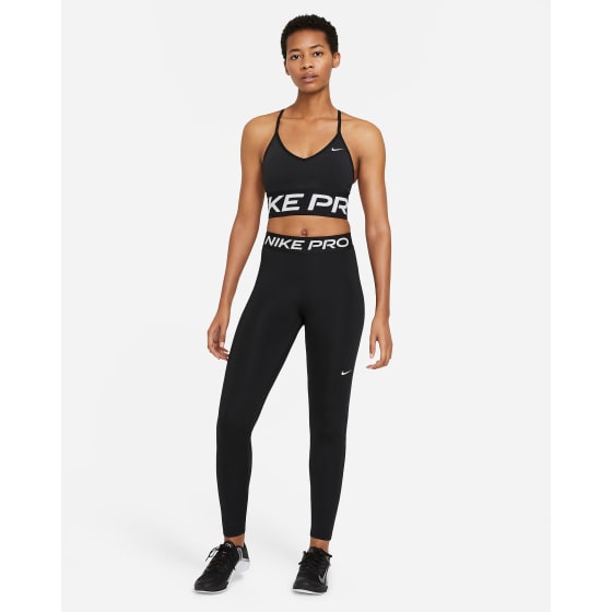 Nike Pro Mid-Rise Mesh-Panelled Tights Dame