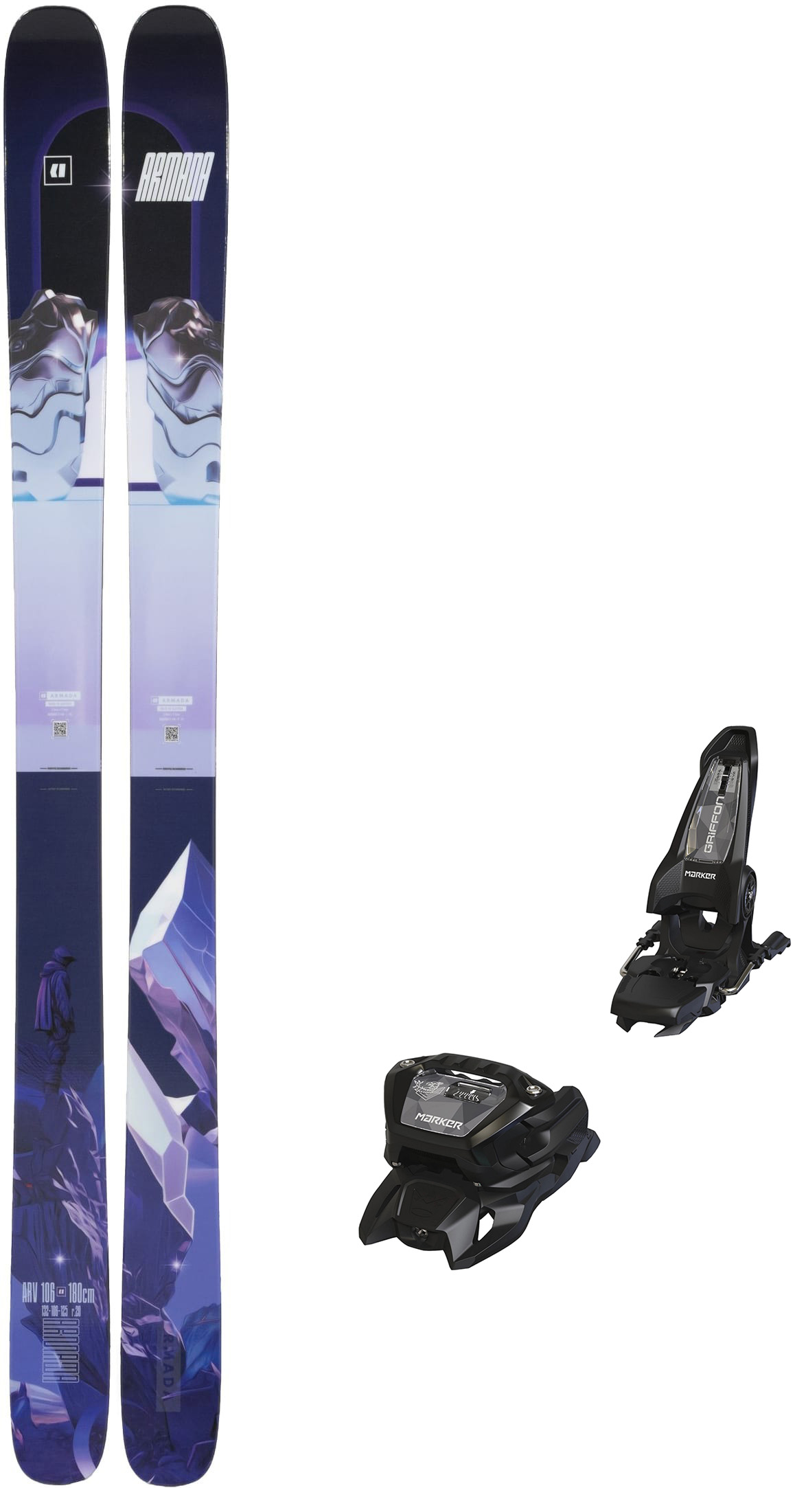 ARMADA ALPHA ONE にMARKER GRIFFON ARMADA ALPHA ONE にMARKER GRIFFON Marker Griffon 13 ID Ski