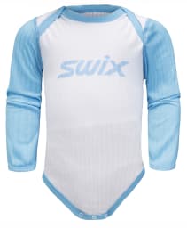 Baby versjon av vår prisvinnende undertøysserie SWIX RaceX Bodywear.
