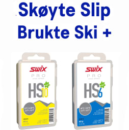 Skøyte Slip Brukte Ski + Metting m/avtagning og Prepp HS