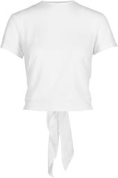 Lett og trendy t-skjorte med splitt til trening