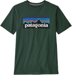 Tøff T-skjorte til junior med klassisk Patagonia logo.