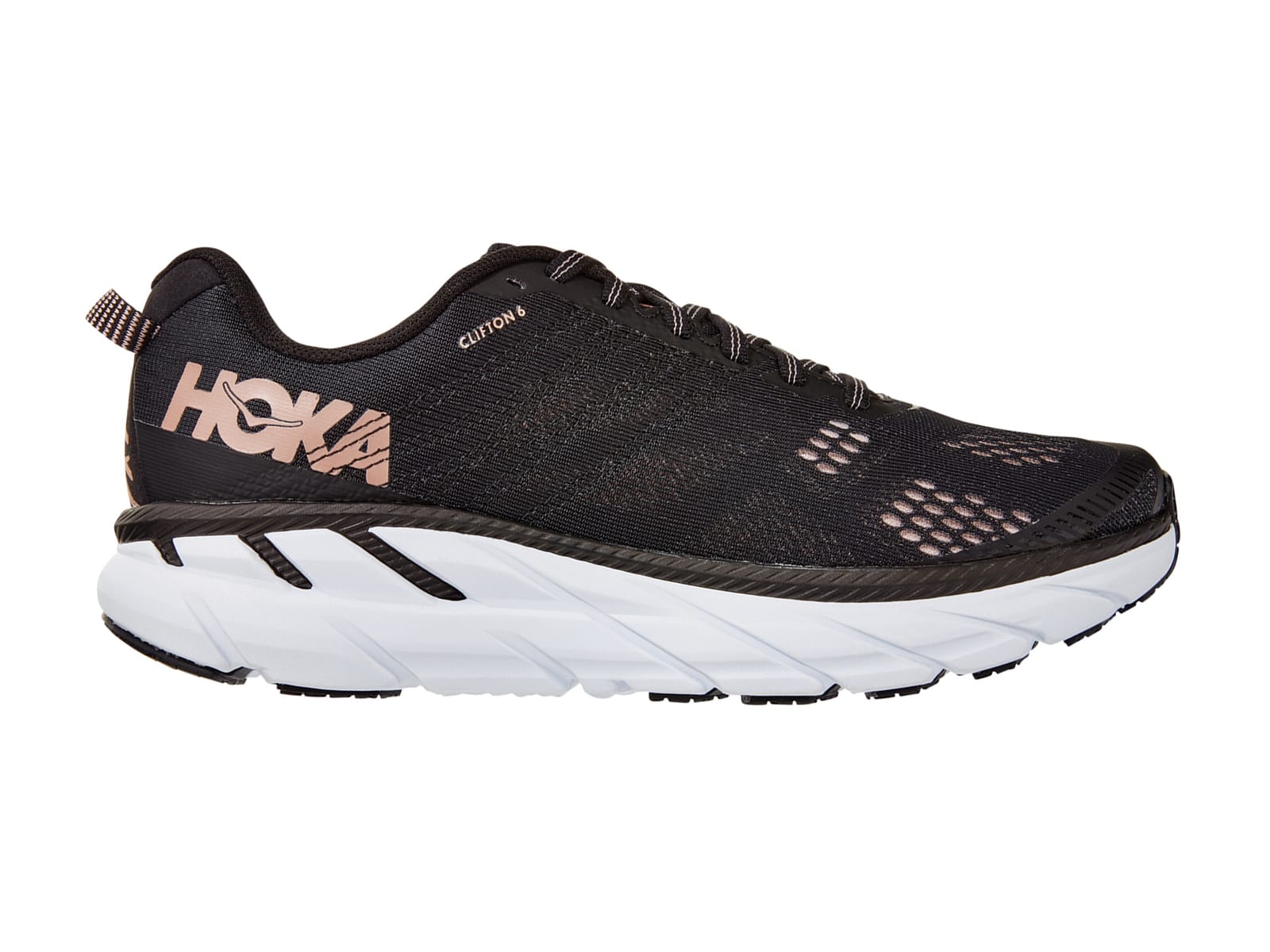 hoka clifton 6 dame svart