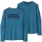 Boardshort Logo: Wavy Blue X-D