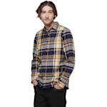 Indigo-Gold Plaid 