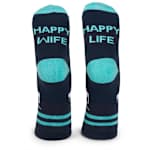 Happy Wife - Mørkeblå & Turkis