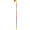 Bright red-black-neonyellow