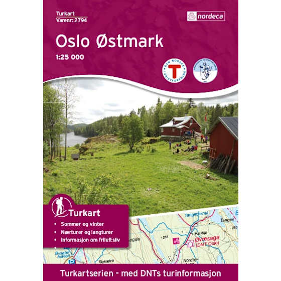 Oslo Østmark 1:25 000