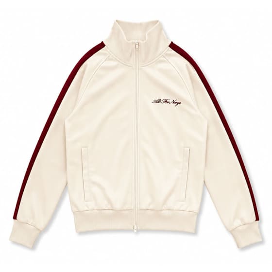 Script Creme Track Jacket