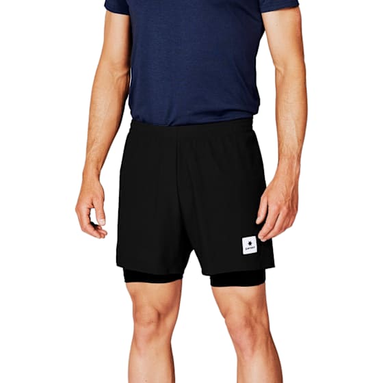 2 in 1 Pace Shorts 5' Herre