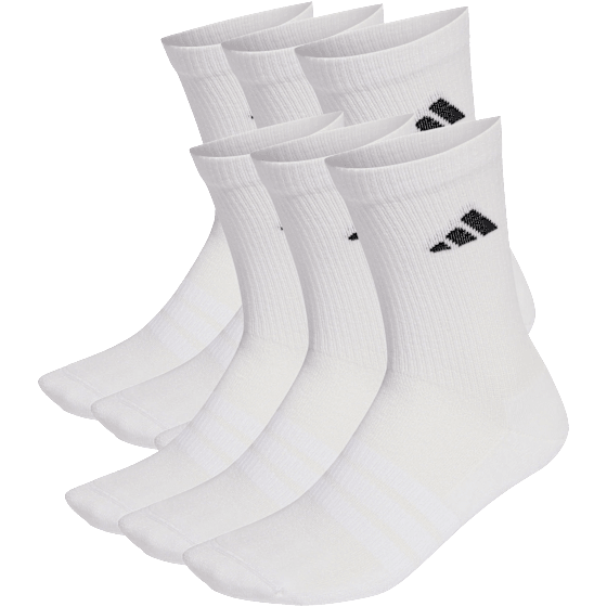 6 Pack Cushioned Crew Socks