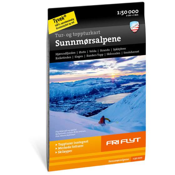 Tur og Toppturkart Sunnmørsalpene