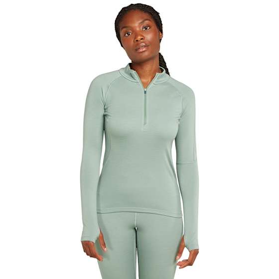 W 300 MerinoFine™ Polar Long Sleeve Half Zip Thermal Top
