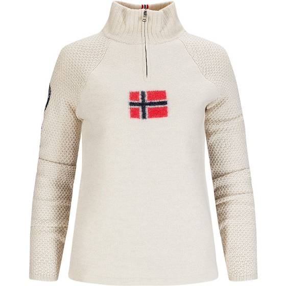 Boiled Ski Sweater w/Flag Dame