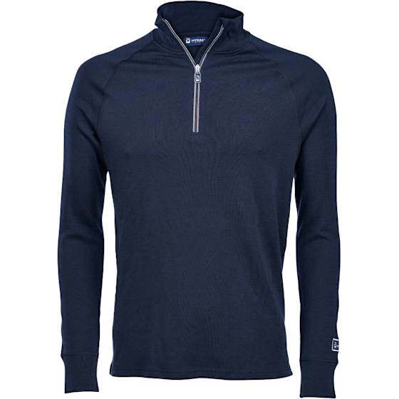 Hyggewool 240 GSM Zip Neck Herre
