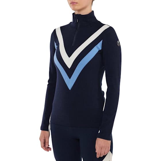 Voss Chevron Zip Up Dame