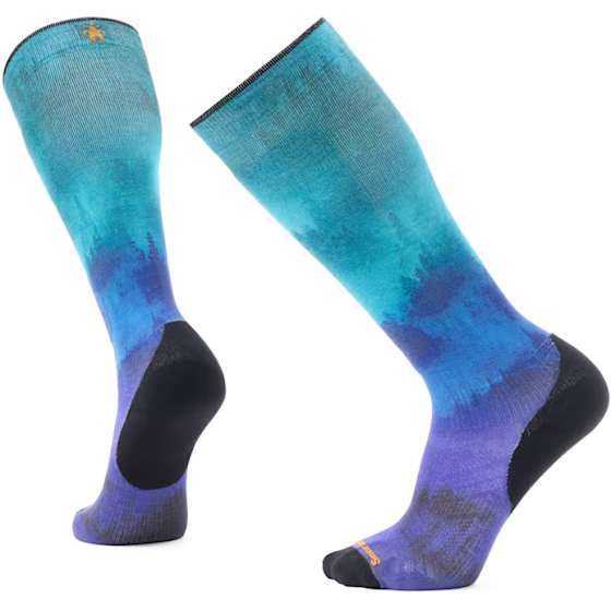 Ski Compression Print Over The Calf Socks