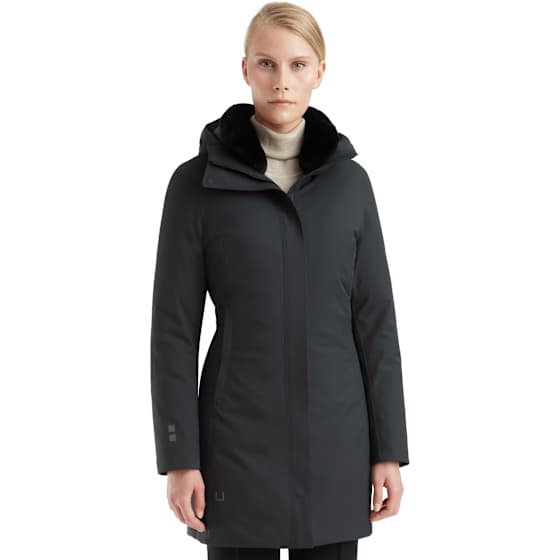 White Heat Parka Down Collar W